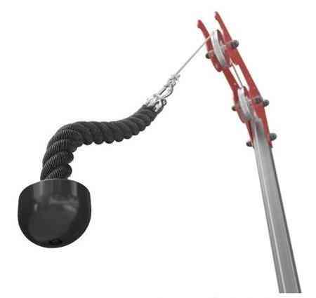 Канатний хват одинарний для тяг для м'язів тріцепса 70см K-Sport UW10 Київ