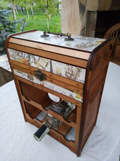 Міні бар «Комод» на 6 пляшок В-019 Київ - фото 6