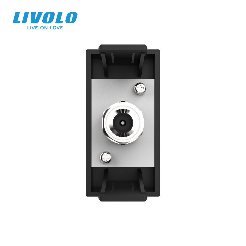 LIVOLO Супутникова розетка SAT LIVOLO, чорна, модуль 0.5 поста, для ресивера / антени (VL-FCSL- Коломия - фото 8