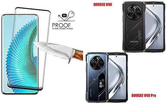 Защитное стекло HyperGlass Pro для DOOGEE V40, DOOGEE V40 Pro – максимальная чувствительность и защита Киев