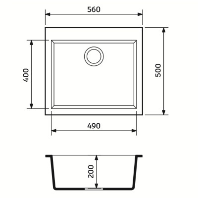 Мойка кухонная Adamant Univer Сахара + змішувач (4824296912102) Вінниця - фото 6
