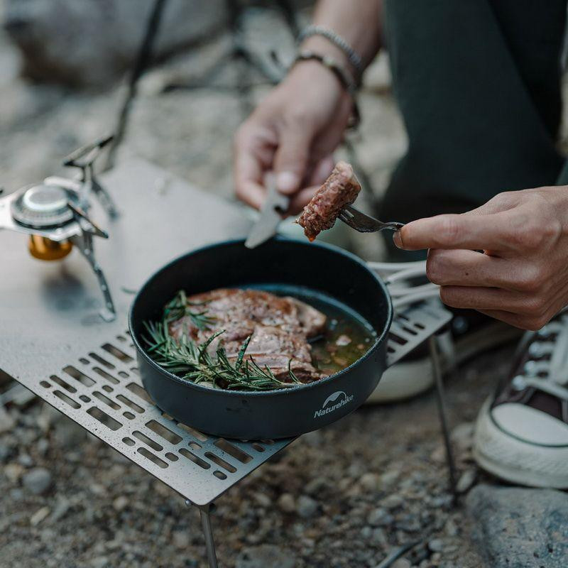 Набір посуду для кемпінгу Naturehike CNK2300CJ0002 алюміній (казанок + сковорода) 1,2 л Вінниця - фото 6
