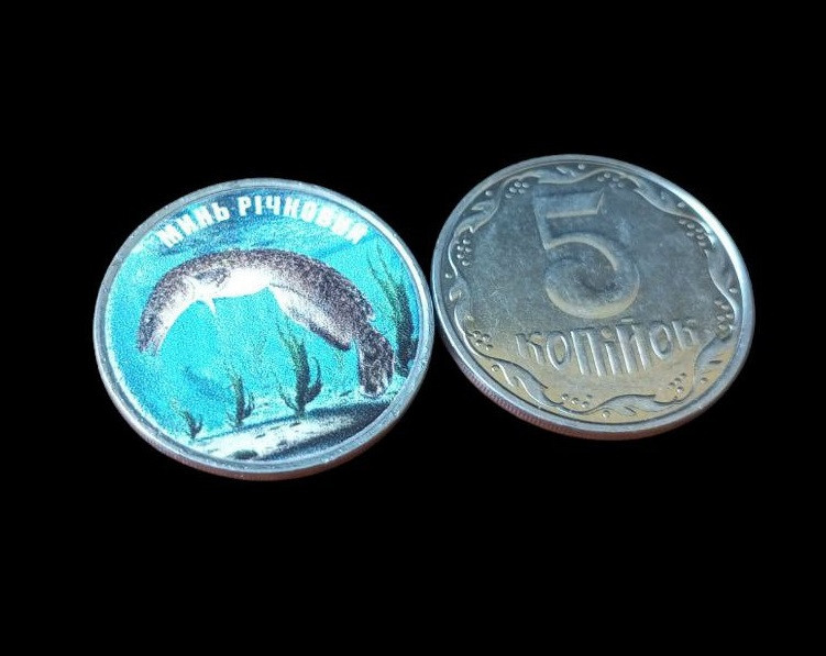 Україна 5 копійок монета нової серії ПРИРОДА УКРАЇНИ МИНЬ РІЧКОВИЙ Полтава - изображение 1