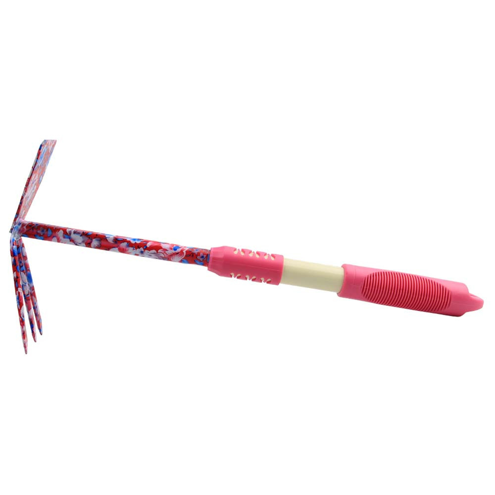 Мотыга комбинированная плоская + 3-х зубая (pink) (TPR) FLORA (5043184) Киев - изображение 3