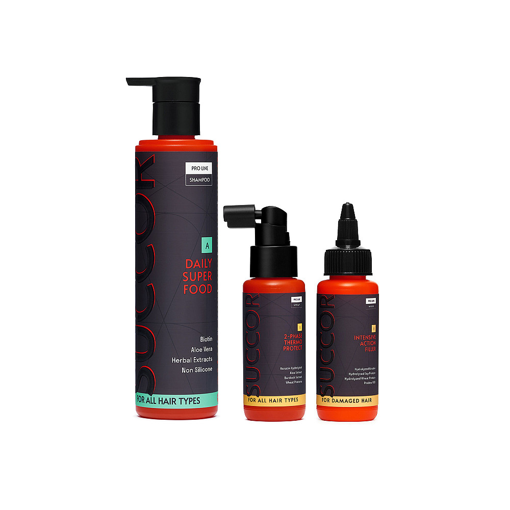 Набор для термозащиты и восстановления волос Set ThermoBarrier Succor Киев - изображение 1