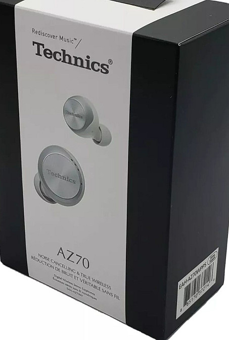 Наушники Panasonic Technics Wireless Stereo EAH-AZ70W Bluetooth серебряные. Киев - изображение 8