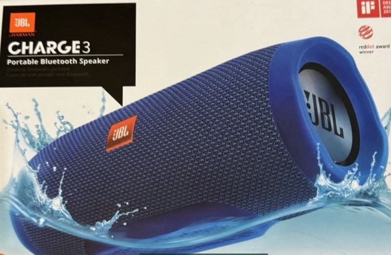 Колонка Акустична JBL Charge 3, Синя! Київ - фото 8