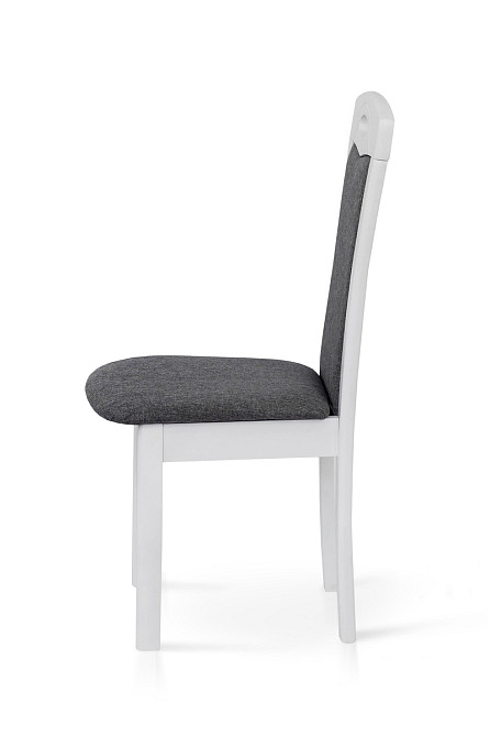 Стілець Честер, білий/сіра тканина Київ - фото 3