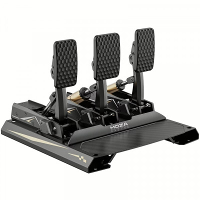 Педали игровые MOZA Racing CRP2USB тензодатчик 200 кг карбонова підставка Black (RS066_Moza) Винница - изображение 2