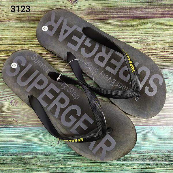 Чоловічі в'єтнамки шльопанці в палець Super Gear Чорний М0990-6 Одеса - фото 9