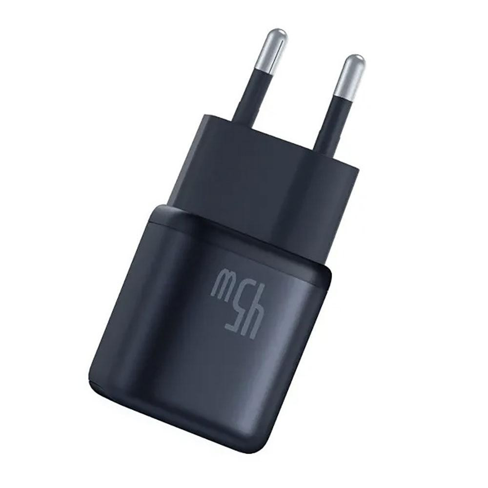Сетевое зарядное устройство Baseus PicoGo GaN Fast Charger 1C 45W EU Cosmic Black Одесса - изображение 6