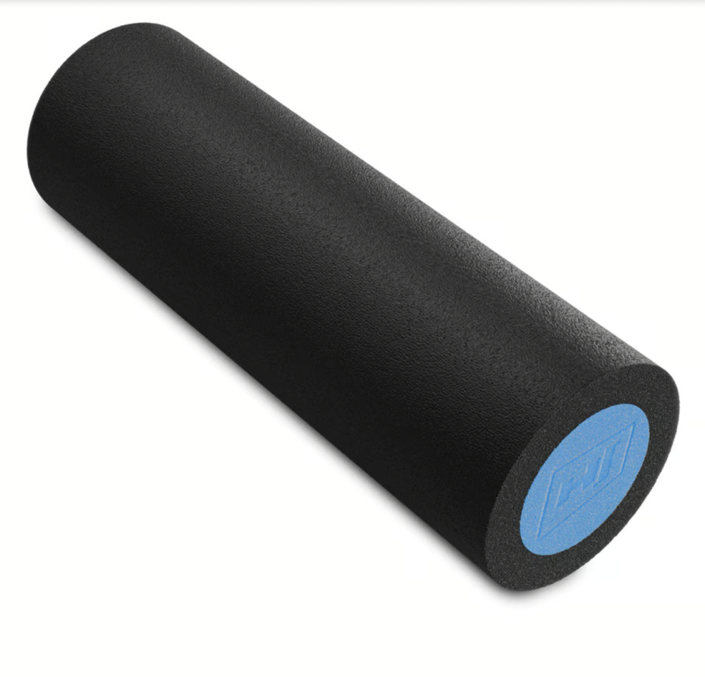 Масажний ролик (валик, роллер) Hop-Sport EPE 45см Чорно-блакитний Київ - фото 3