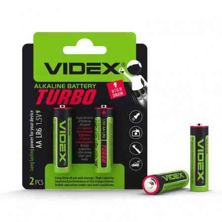 Батарейка Videx TURBO LR6/AA  / Alkaline / блистер Днепр