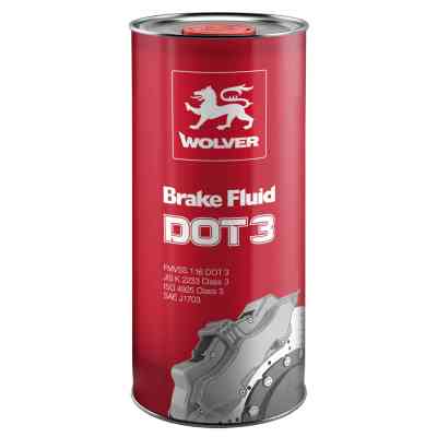 Тормозная жидкость Wolver DOT 3 500 мл Винница