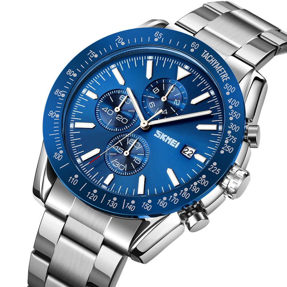 Skmei 9253SIBU Silver-Blue SBR Киев - изображение 2