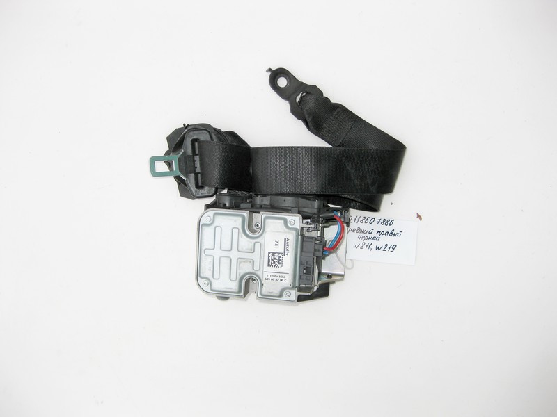 Mercedes-Benz  A2118607886 Ремінь безпеки передній правий чорний W211 C219 Одеса - фото 1