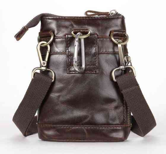 Сумка через плечо мужская Vintage 20097 Коричневая Киев