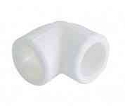 Поліпропіленове коліно (Кут) Kalde білий ∅40 х 90° Харків