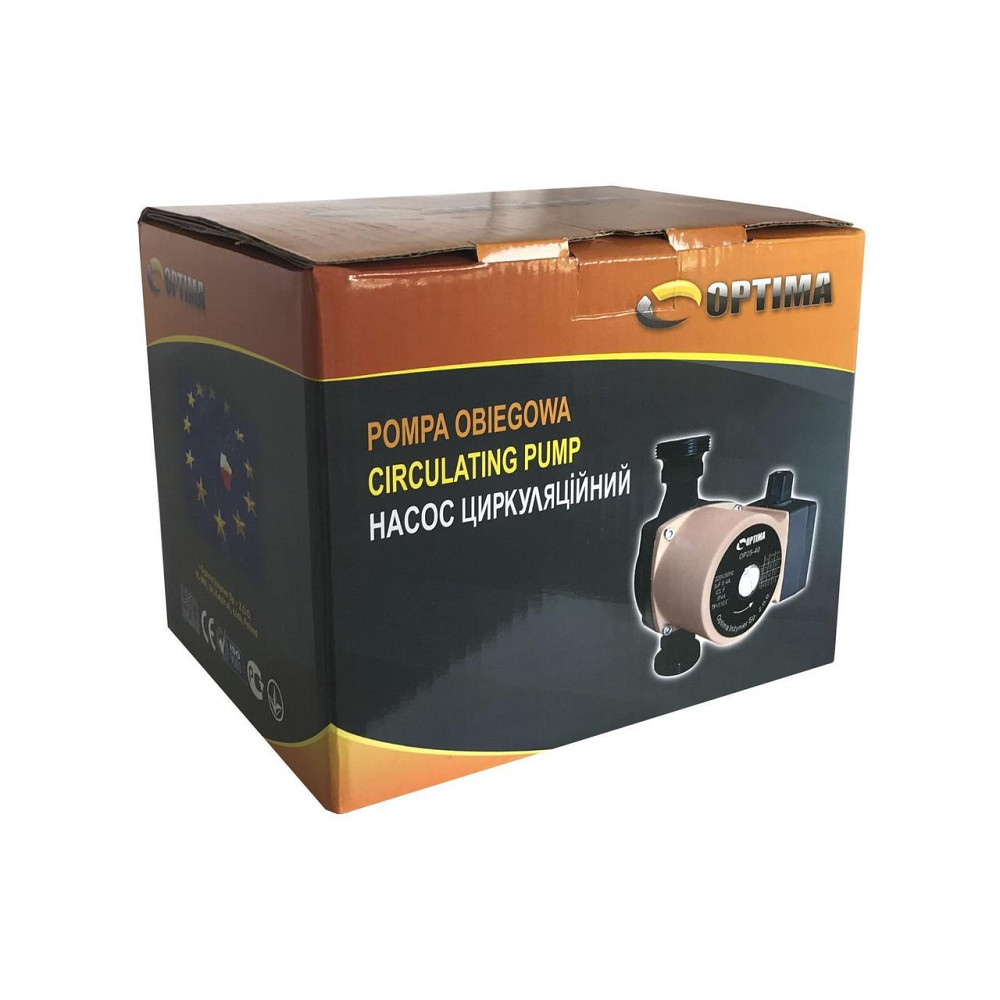 Насос циркуляционный Optima OP25-40 180мм + гайки, + кабель с вилкой! (000008120) Киев - изображение 8