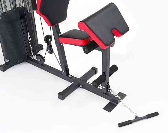 Силова фітнес-станція HS-1044K з партою Скотта 66 кг стек для дому та спортзалу багатофункціональна для всіх різновидів м'язів Київ