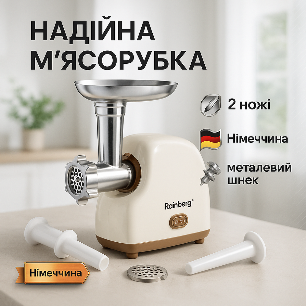 М'ясорубки для кафе, Електрична м'ясорубка 2в1, М'ясорубка з легким чищенням 'звичайна VL-29 Львів - фото 11