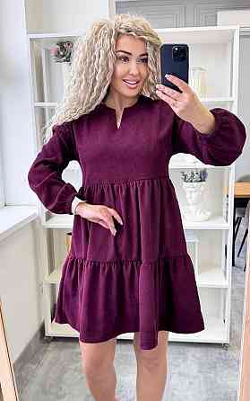 Женское базовое повседневное платье микро вельвет Марсал, 46/48 Одесса