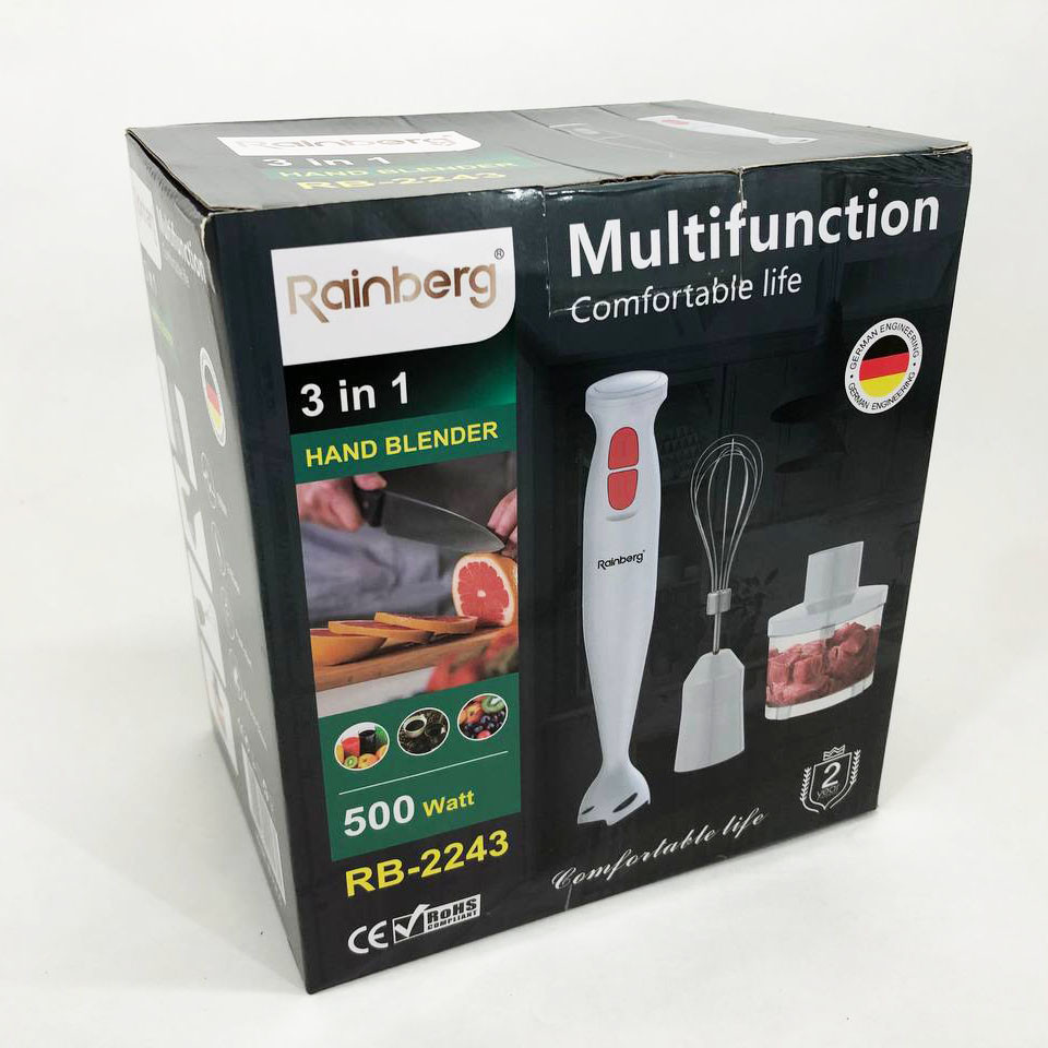 Портативный блендер для смузи Rainberg, Блендер нержавеющая сталь Мультифункциональный TD-97 Львов - изображение 4