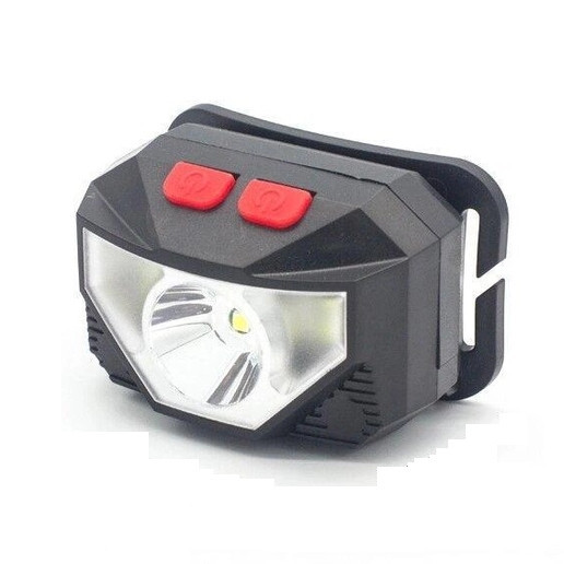 Налобный фонарик JY-108 CREE XPE + 2хCOB Micro USB Винница - изображение 2