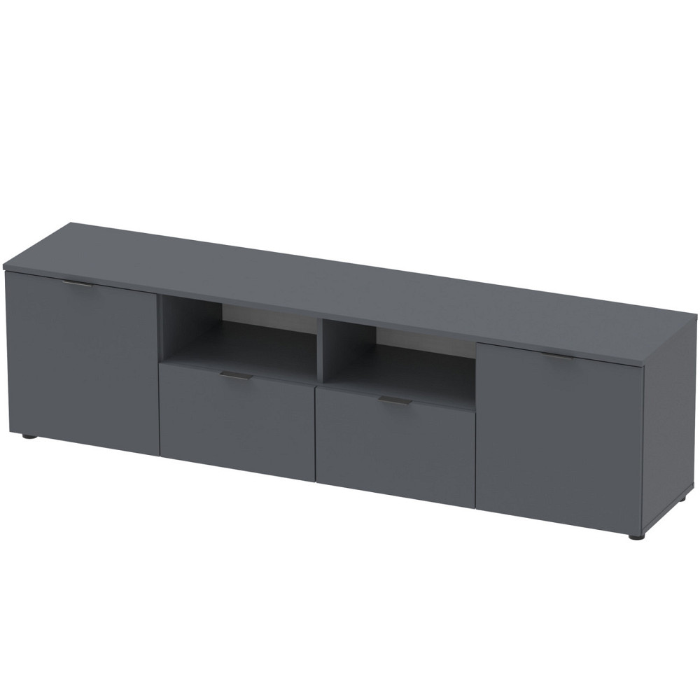 Тумба под ТВ Doros Рон 4 180х38х50 см Графит (DRS-011299) Днепр - изображение 2