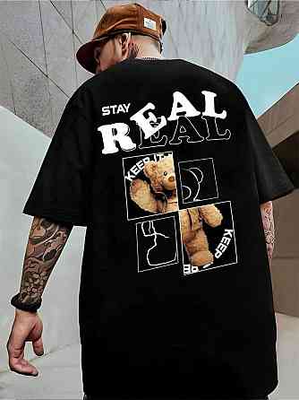 Футболка чоловіча с принтом  48 Чорний 2664093642 Дніпро