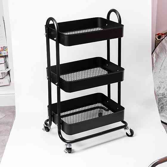 Yiwu Мобільний візок для кухні трирівневий металевий HP-46-5 Коломия