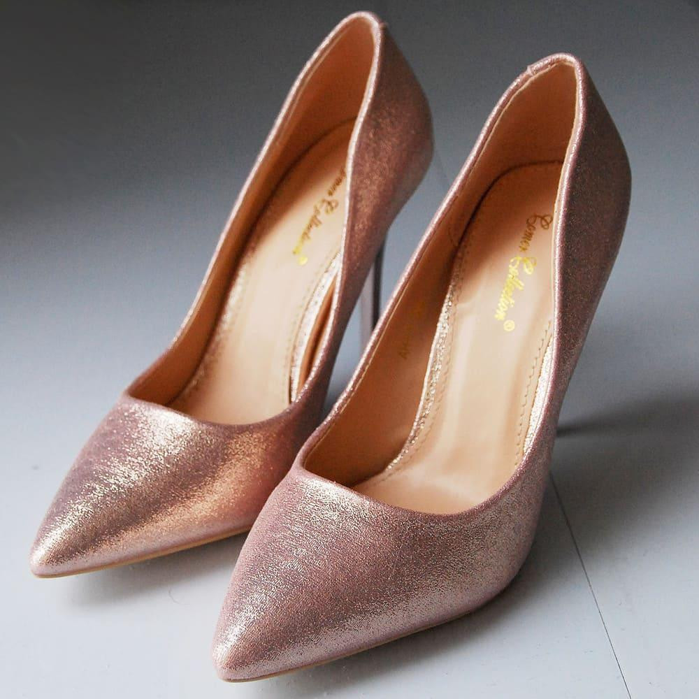 Comer Туфлі жіночі COMER шампань еко-шкіра каблук 11см розміри 36-38 (2715) Коломия - фото 2