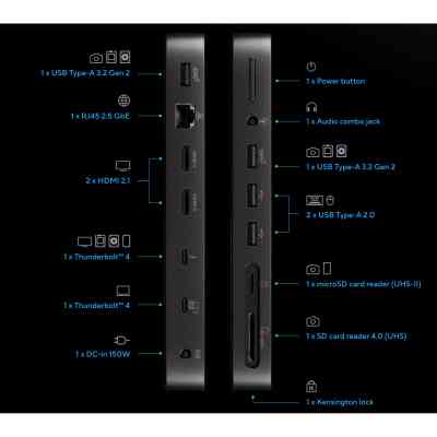 Порт-репликатор ASUS Triple 4K Thunderbolt 4 Dock DC500 (90XB08DN-BDS010) Винница