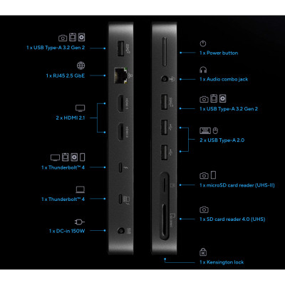 Порт-реплікатор ASUS Triple 4K Thunderbolt 4 Dock DC500 (90XB08DN-BDS010) Вінниця - фото 5