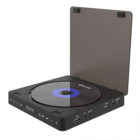 Міні програвач переносний cd kc-708 чорний discman Луцьк