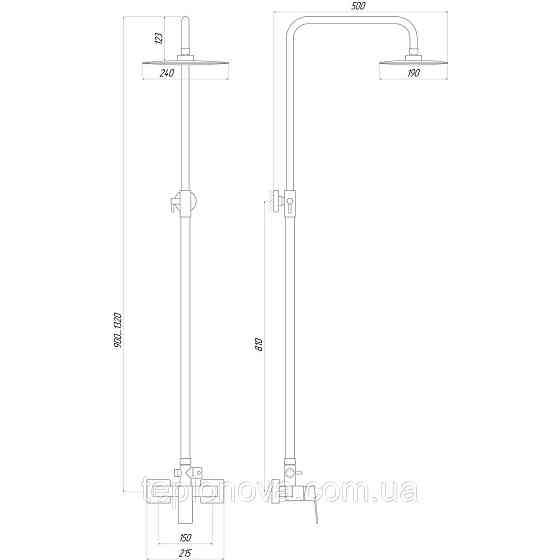 Душевая система TOPAZ ODISS TO 18702-H52 Черновцы