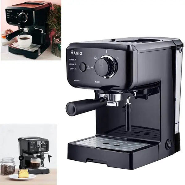 Апарат для приготування кави функцією автоматичного приготування, Якісна кавоварка для дому DJ-26 Івано-Франківськ - фото 7