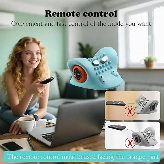 Массажер для шеи Neck Massager Pillow: беспроводная массажная подушка с подогревом, 3 режима, 6 уровней интенсивности Киев - изображение 7