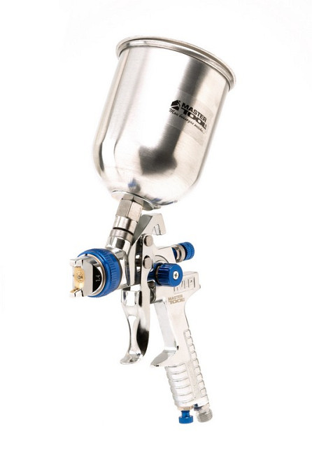 Фарбопульт пневматичний MASTERTOOL HVLP GLAZE ВАЛБ 600 мл Ø 1,4 мм круглий/плоский факел 150-220 л/хв 3-4 бар 80-8905 Коломыя - изображение 1