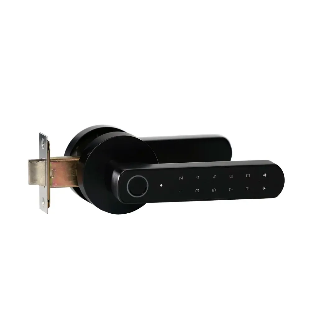 Замок біометричний автономний Trinix TRL-5205BTF Tuya Black з Bluetooth і зчитувачем відбитків пальців (65-00068) Киев - изображение 8