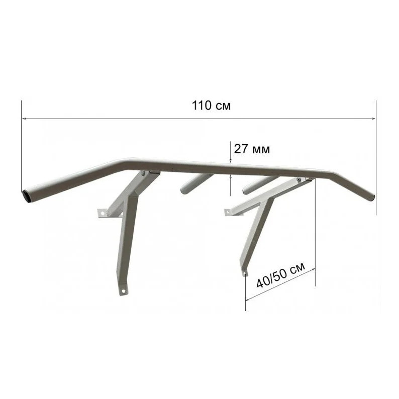 Турнік настінний Wide Pro білий NE-TR-16W Вінниця - фото 4