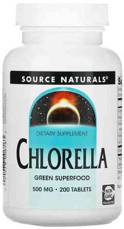 Хлорелла Source Naturals Chlorella 500 мг 200 таблеток Киев
