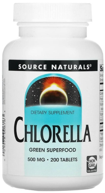 Хлорелла Source Naturals Chlorella 500 мг 200 таблеток Киев - изображение 1