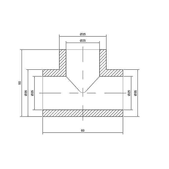 Тройник PPR Thermo Alliance 25 Київ