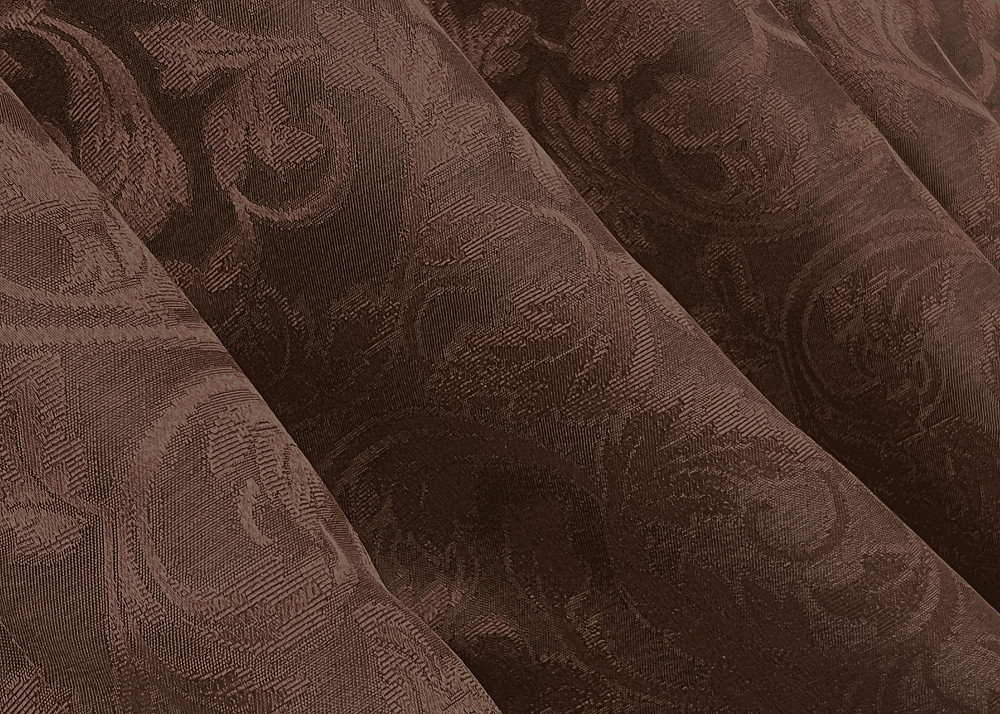 Комплект готових штор VR-Textil Жакард № 1088ш Коричневий 130х170 см 2 шт (35-0417) Київ - фото 5