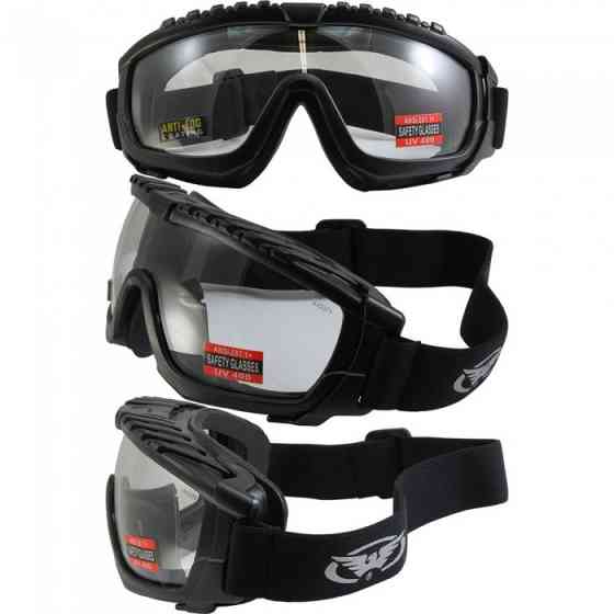 Окуляри захисні з ущільнювачем Global Vision Ballistech-1 (clear) Anti-Fog, прозорі Запоріжжя