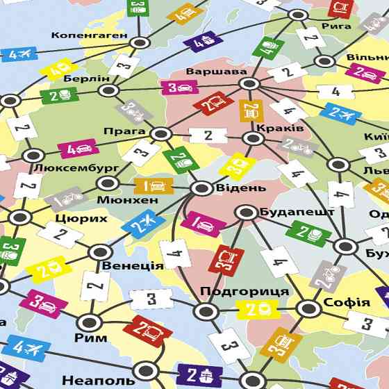 Настільна гра Подорож Європою Arial 910275 укр. мовою Вінниця