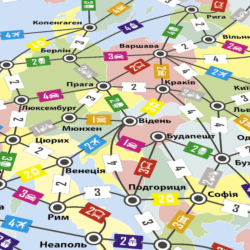 Настольная игра Путешествие по Европе Arial 910275 на укр. языке Винница - изображение 3