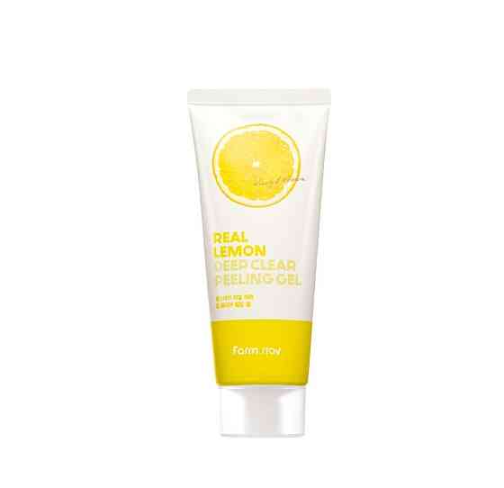 Глубоко очищающий пилинг-гель с экстрактом лимона Real Lemon Deep Clear Peeling Gel FarmStay 100 мл Киев