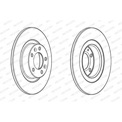 Гальмівний диск FERODO DDF2297C Вінниця - фото 1